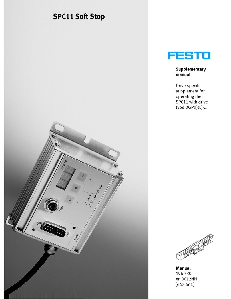 Festo SPC11 Series Instructions and recipes