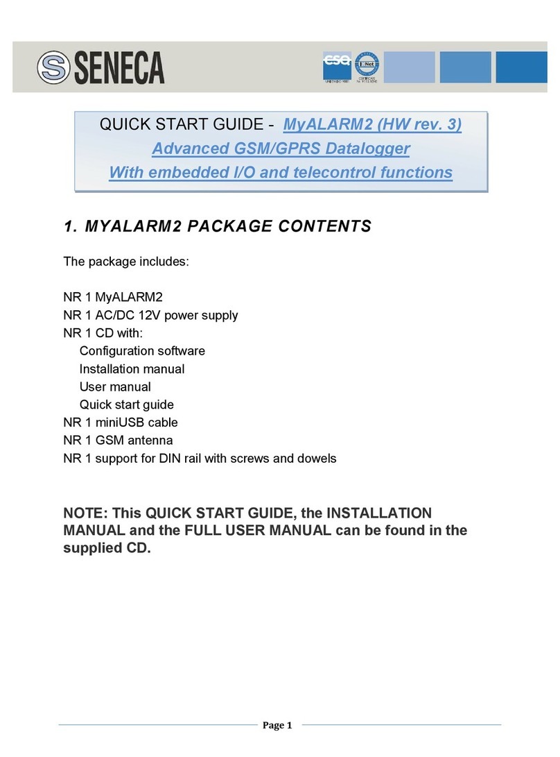 Seneca MyALARM2 User manual