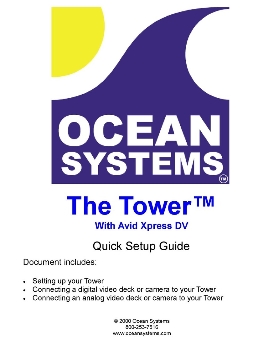 Ocean Systems The Tower Quick setup guide