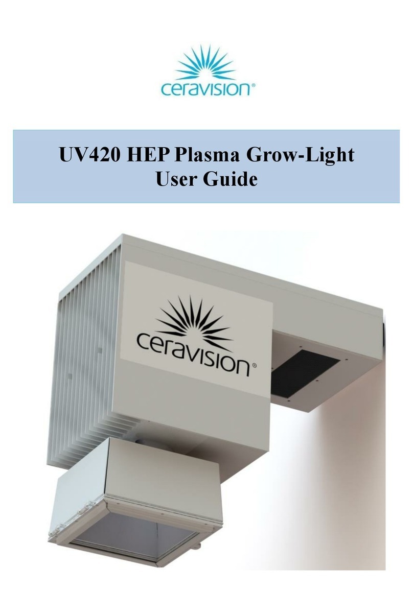 Ceravision UV420 user guide