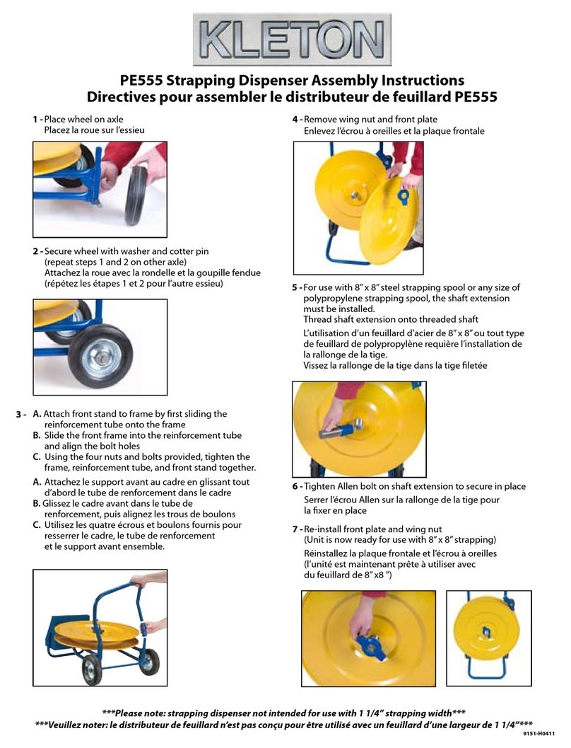 Kleton PE555 Assembly instructions