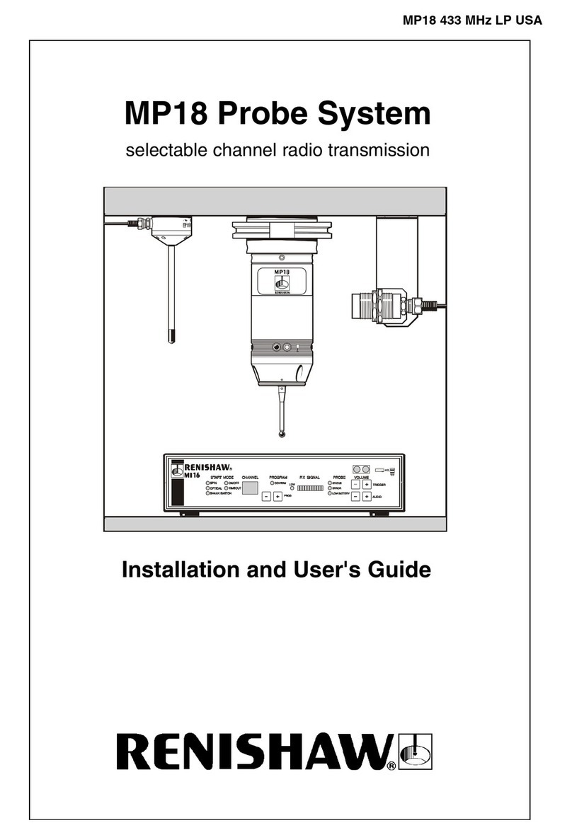 Renishaw MP18 Installation and user guide
