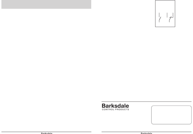Barksdale BFS-30 N operating instructions
