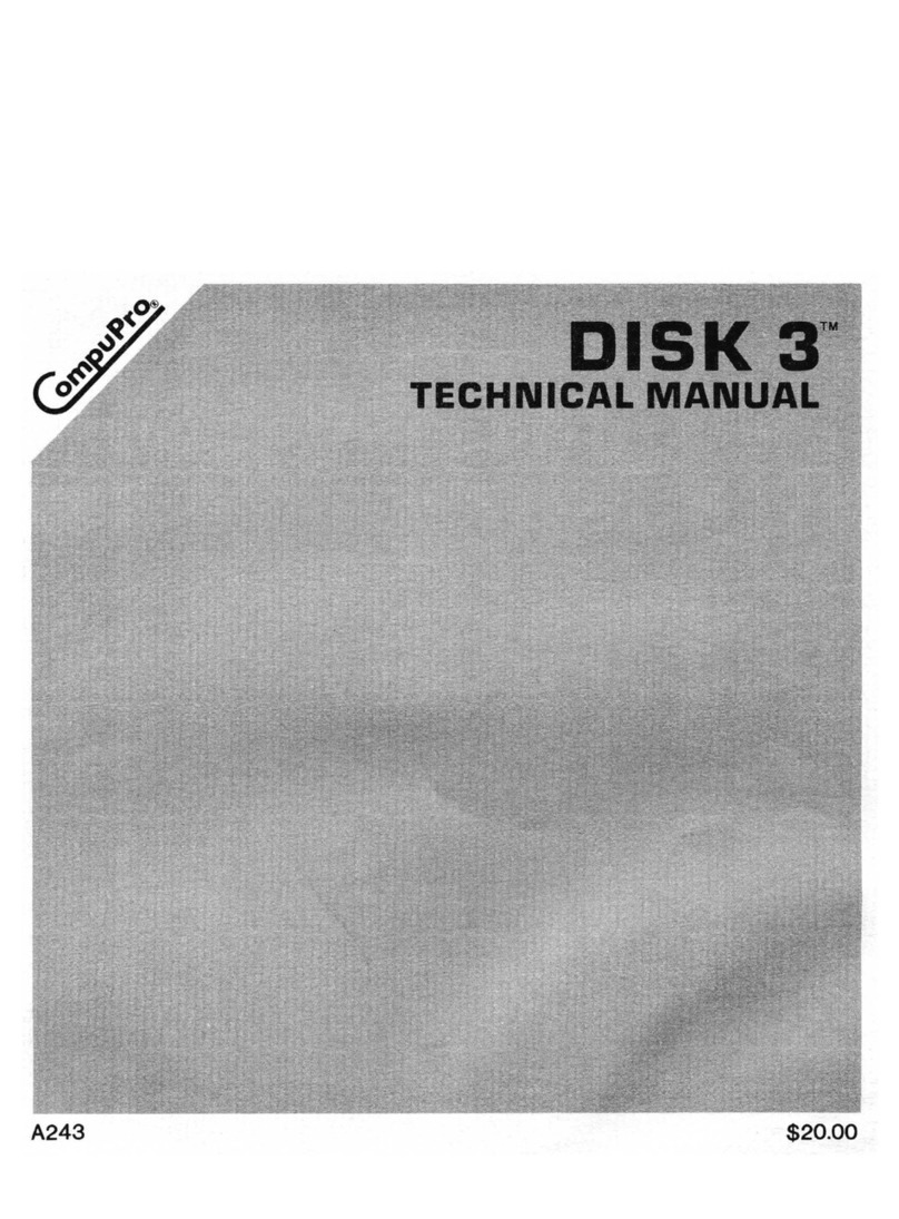 CompuPro DISK 3 Technical manual