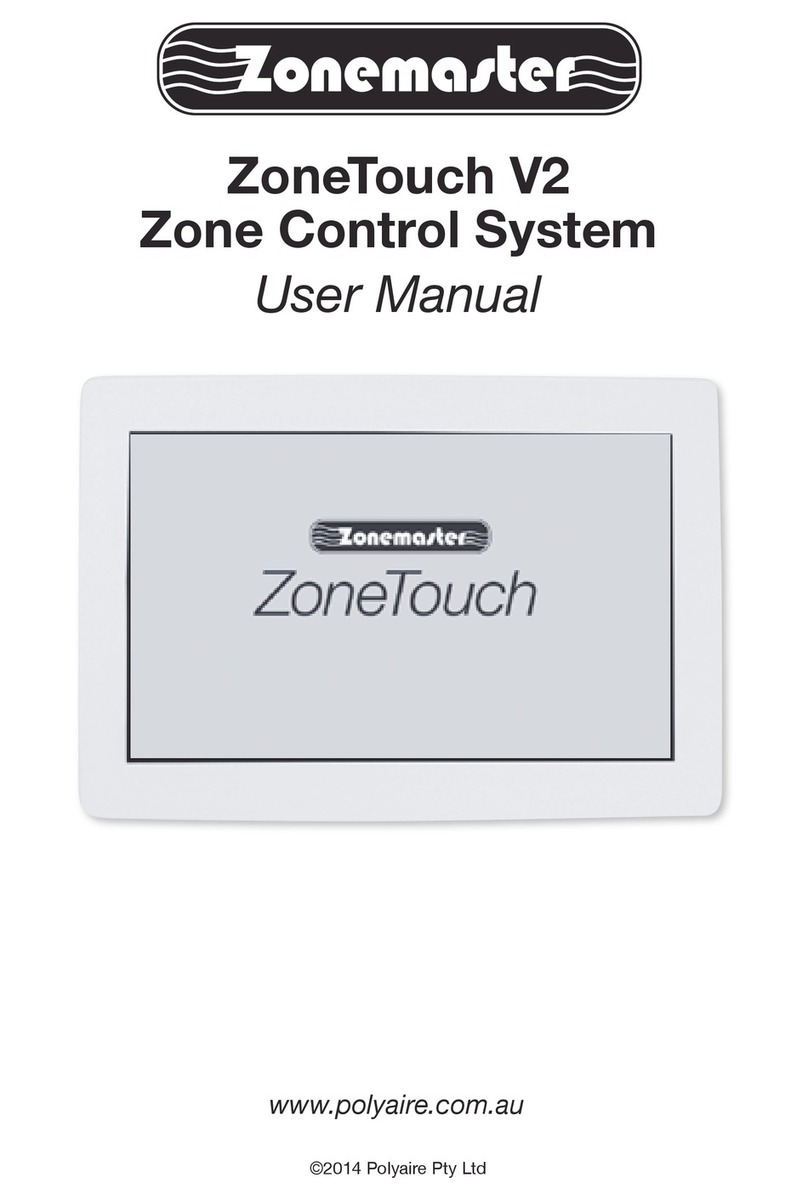 Polyaire ZoneMaser ZoneTouch V2 user manual