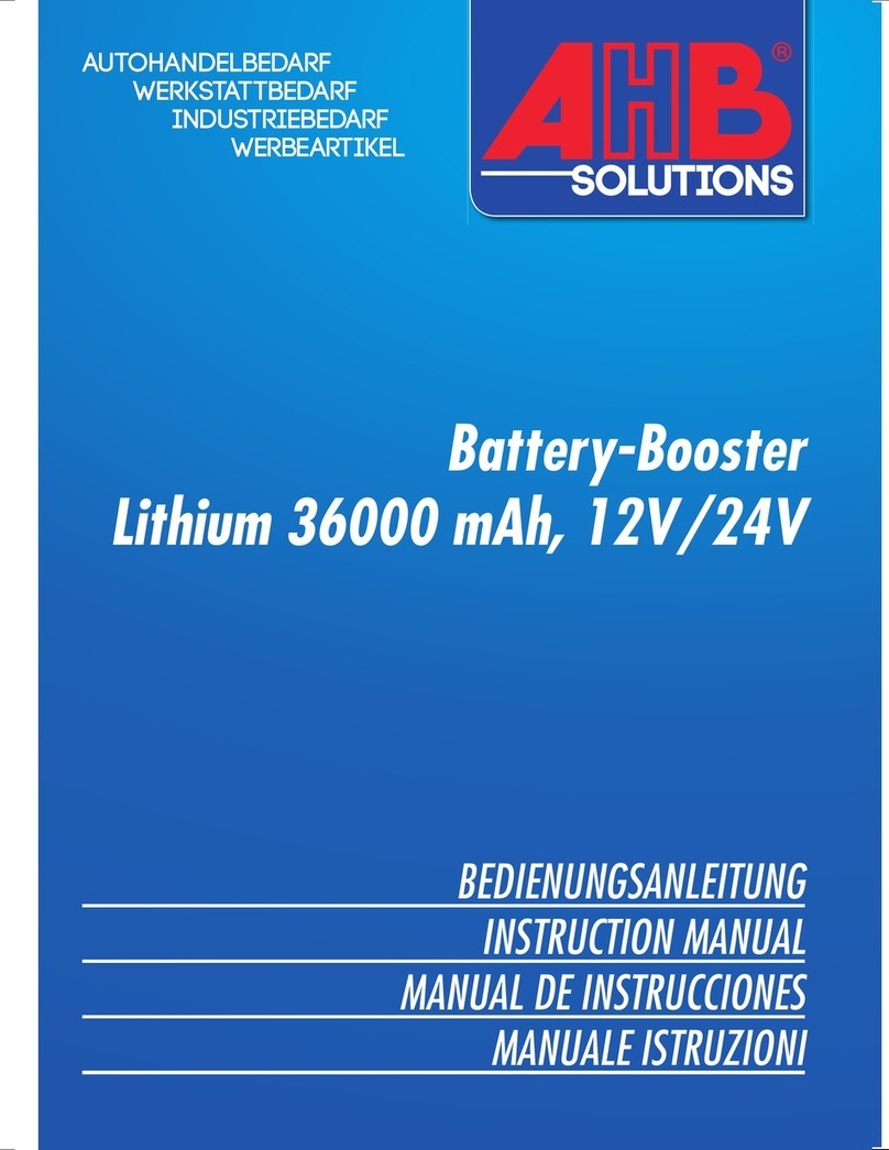 AHB Battery-Booster Lithium 36000 mAh instruction manual