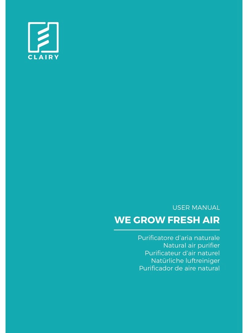CLAIRY Nature Series user manual