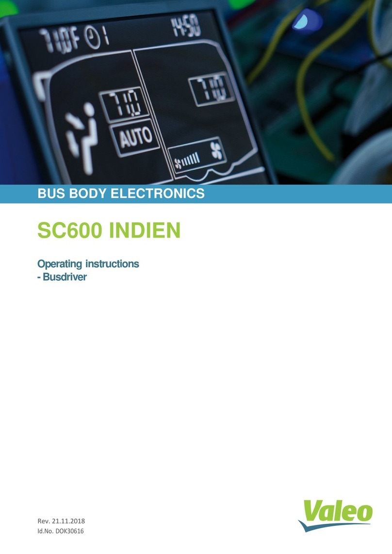 Valeo SC600 Indien User manual