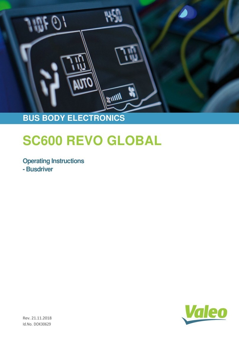 Valeo SC600 Revo Global operating instructions Valeo SC600 Revo Global operating instructions
