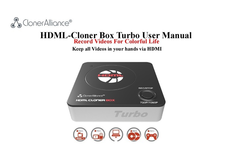 Cloner Alliance HDML-Cloner Box Turbo user manual