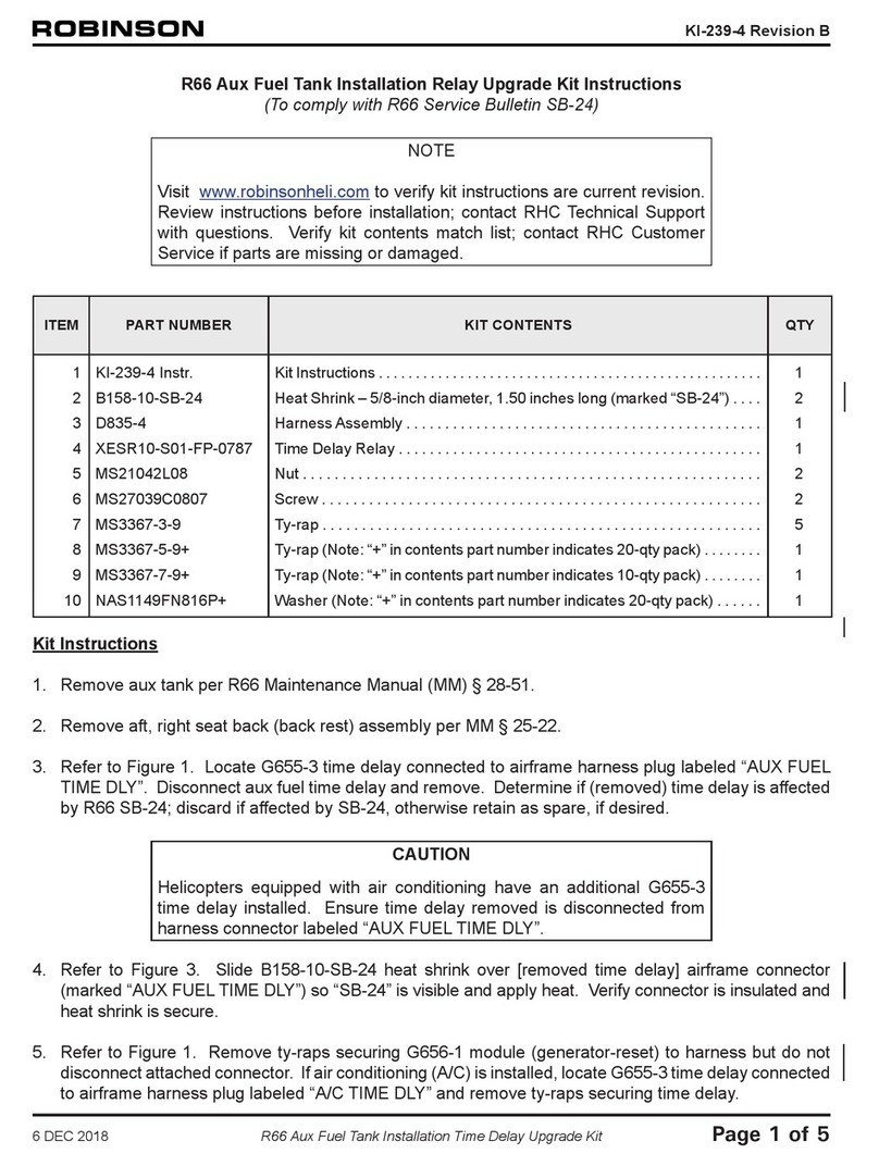 Robinson R-66 Series Lithium-Ion User manual