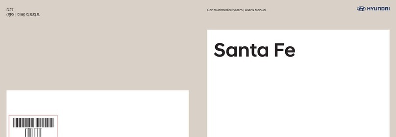 Huyndai Santa Fe User manual