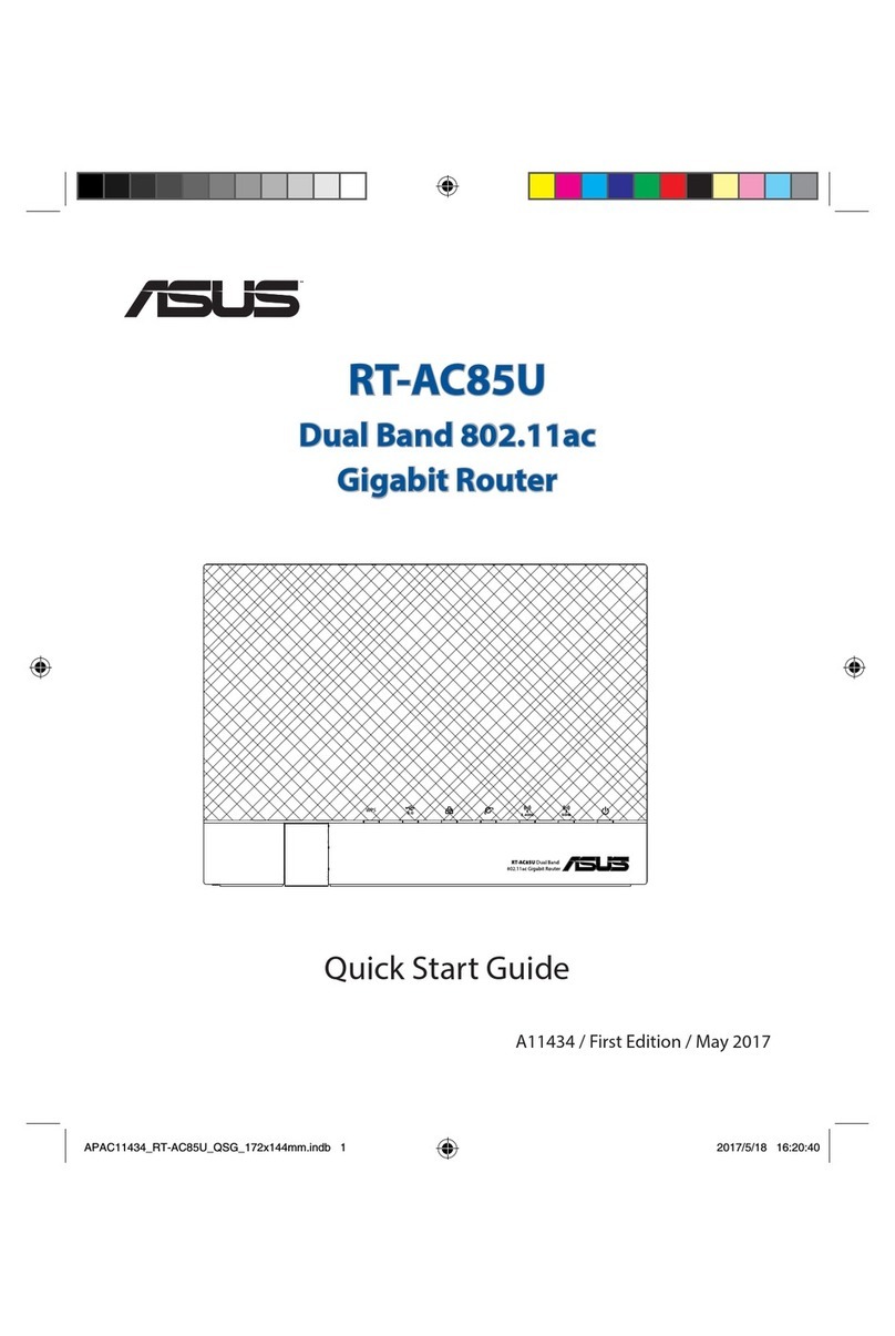 Asus RT-AC85U User manual
