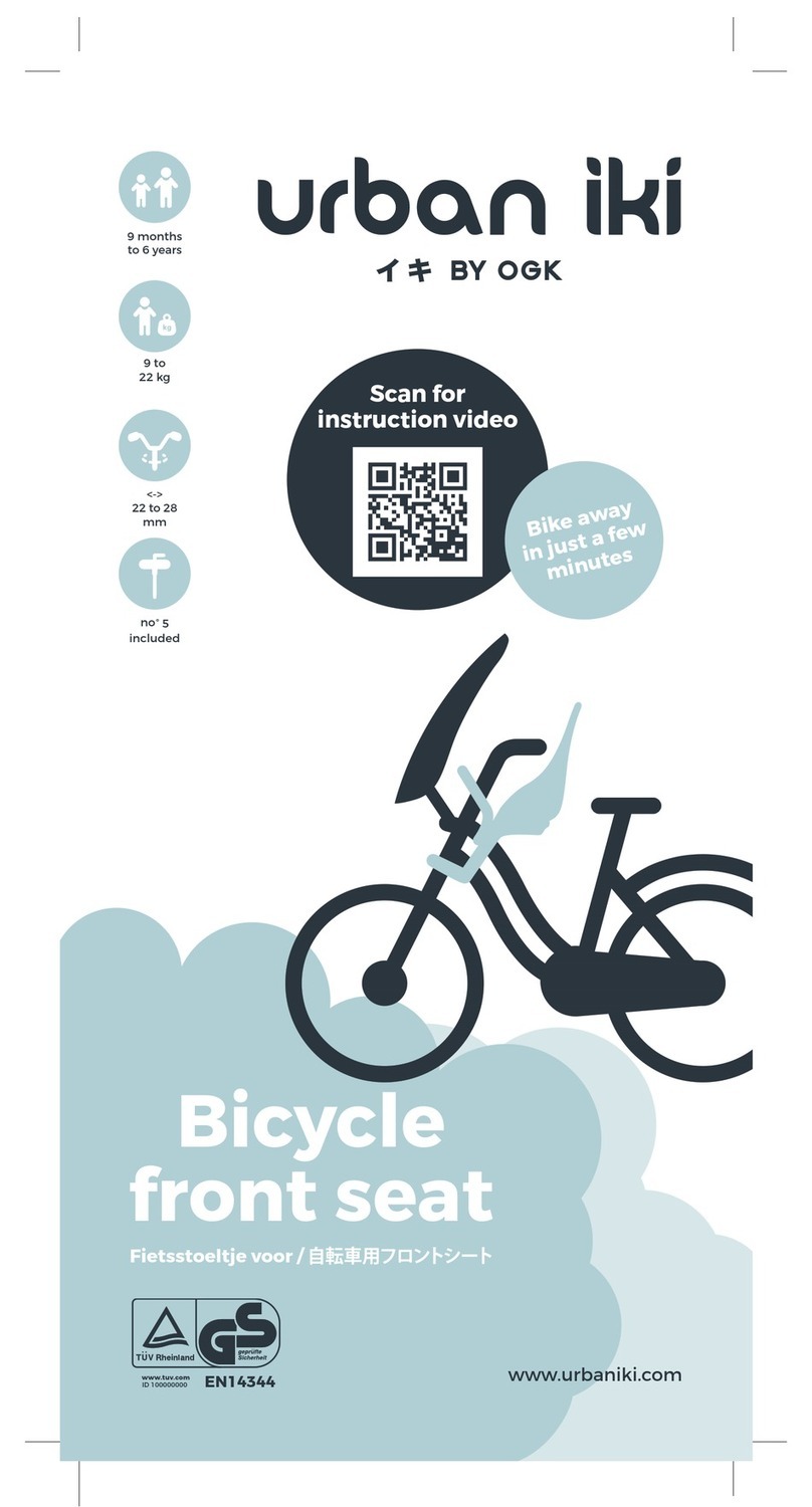 Urban Iki Front seat Installation guides