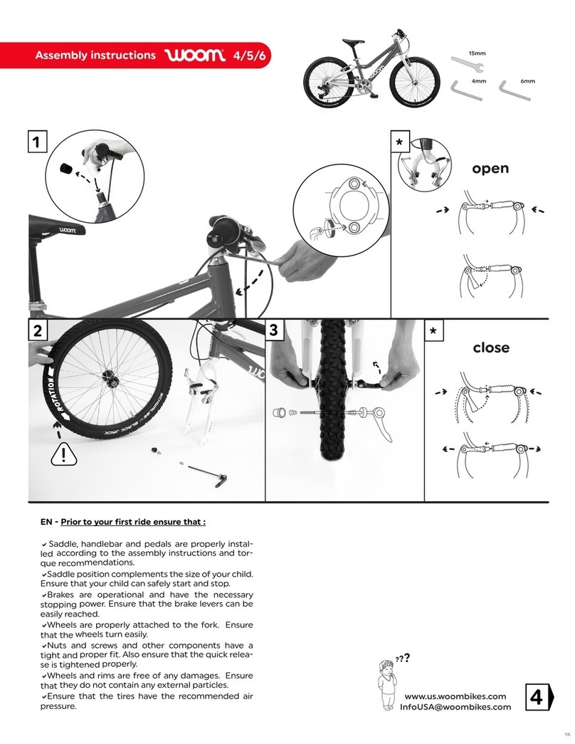 Woom 4 Assembly guide