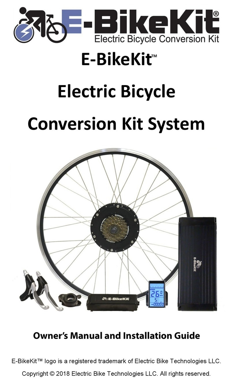 Electric Bike Technologies E-BikeKit Owner's manual and installation guide Electric Bike Technologies E-BikeKit Owner's manual and installation guide