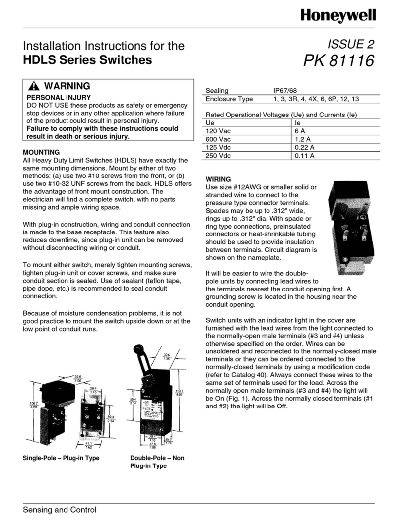 Honeywell HDLS Series Service manual
