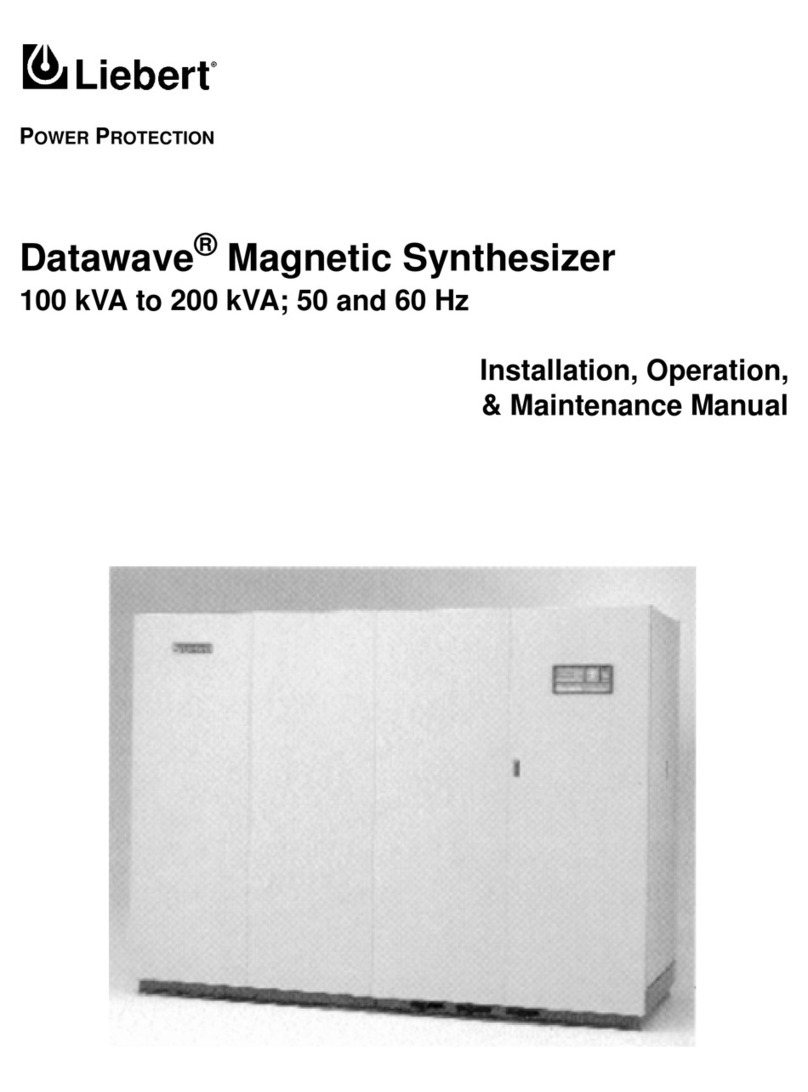 Liebert Datawave Owner's manual
