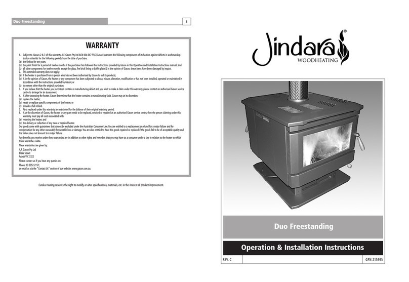 Jindara Duo Freestanding User manual