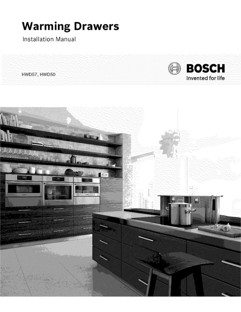 Bosch HWD57 User manual