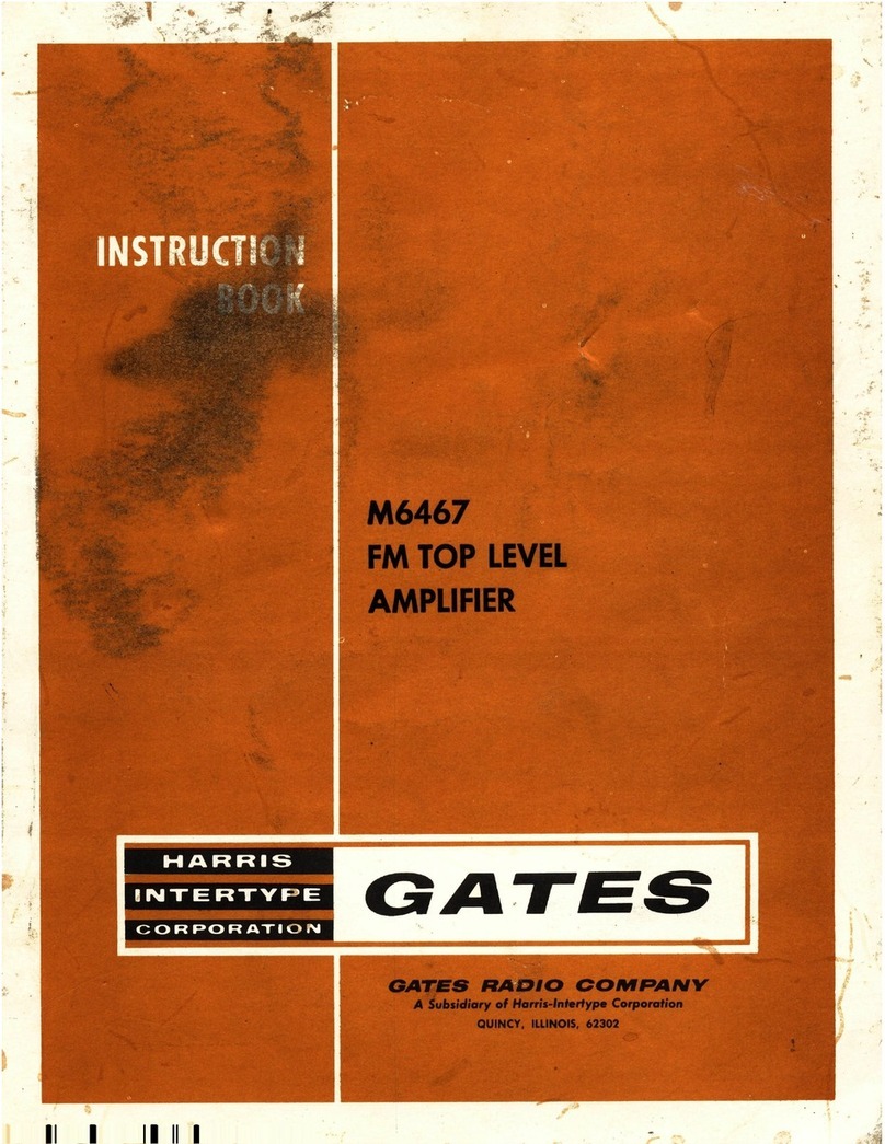 Gates M6467 User manual