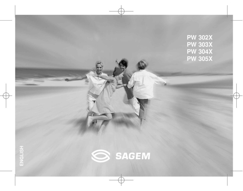 Sagem PW 302X User manual