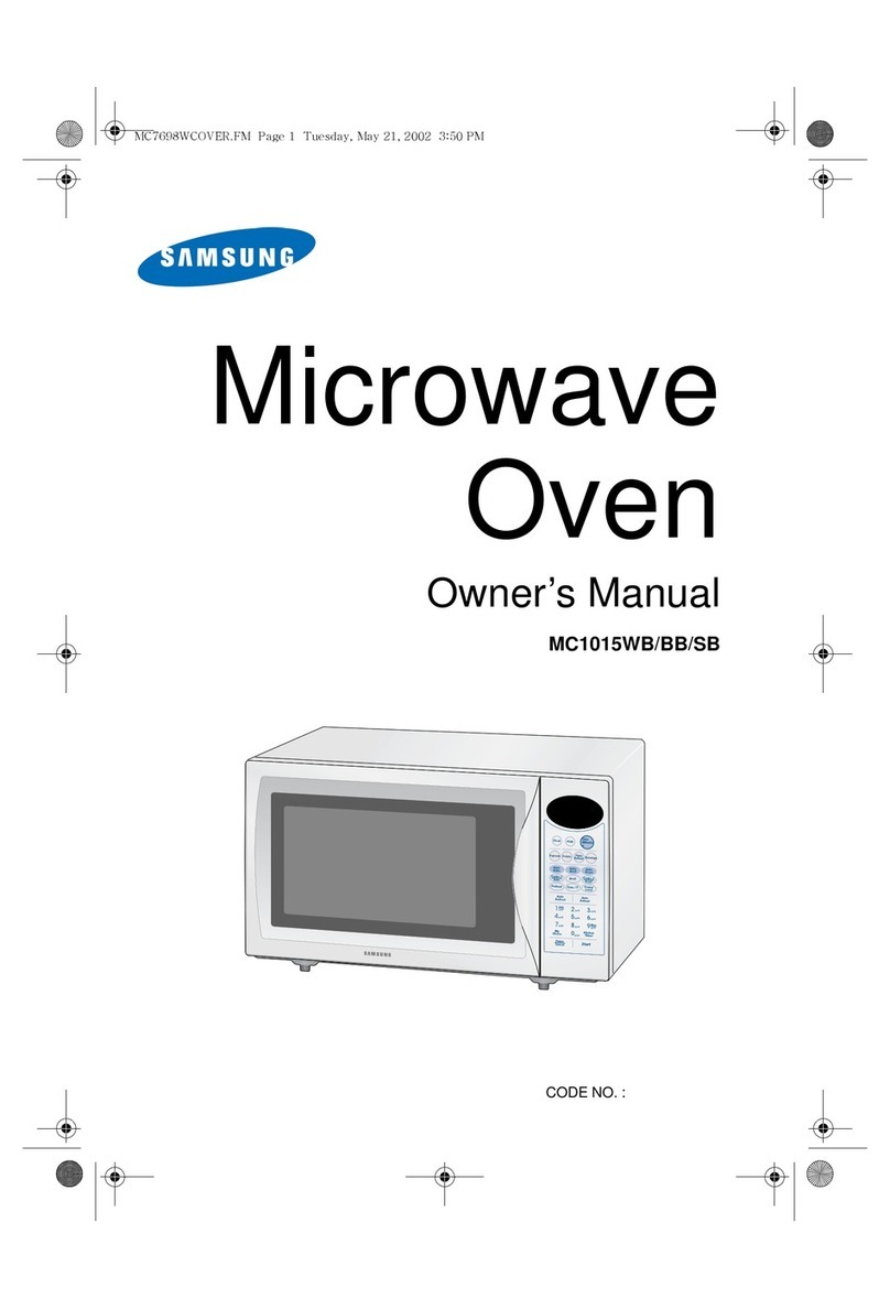 Samsung MC1015WB User manual