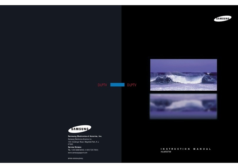 Samsung HLM507W - HLM - 507W instruction manual