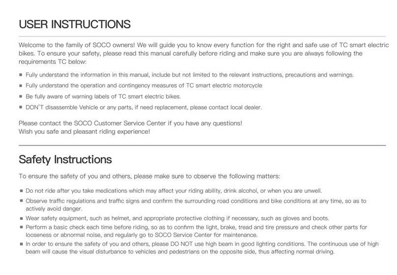 SOCO TC User manual