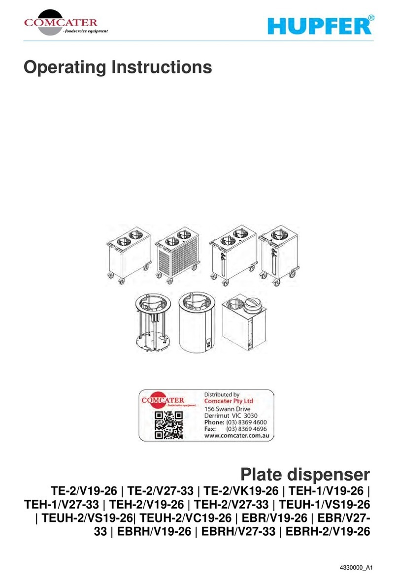 Hupfer TE-2/V19-26 operating instructions