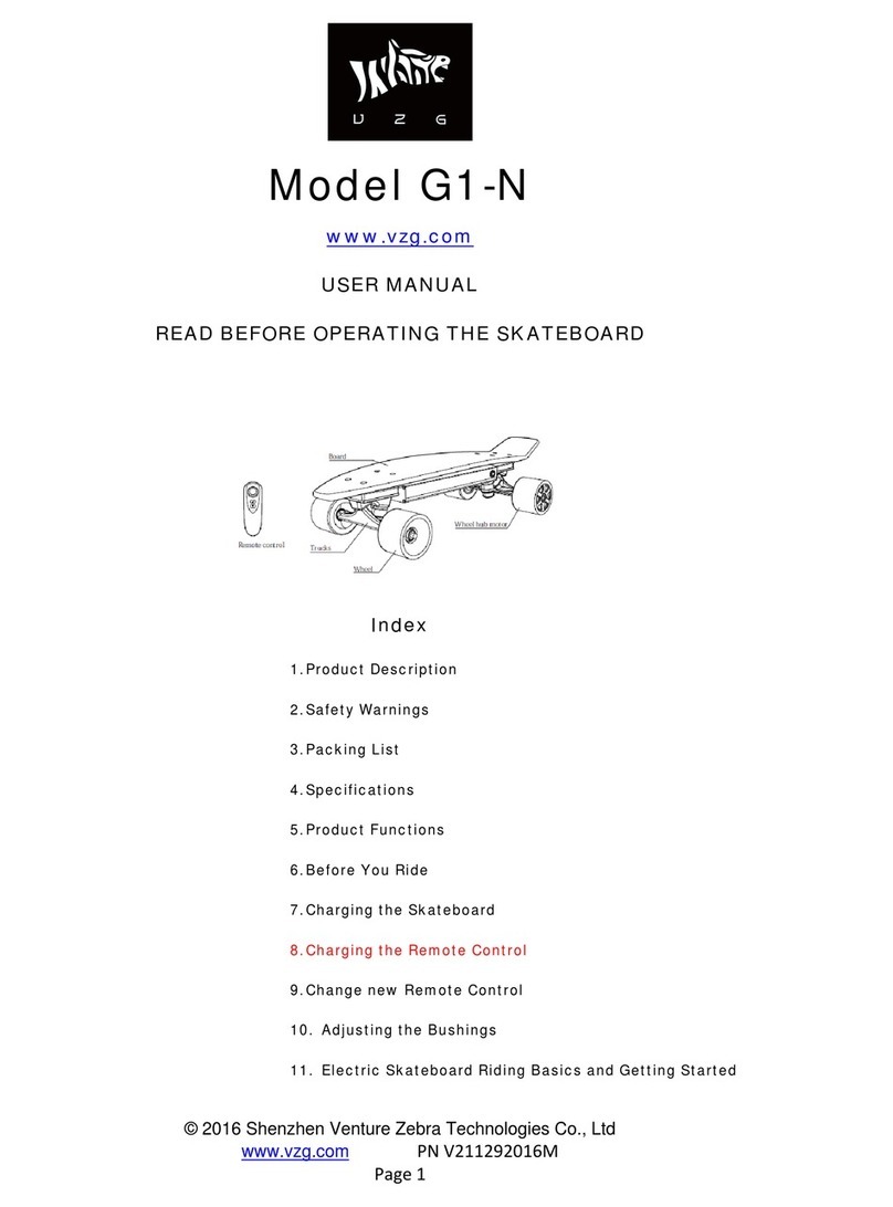Venture Zebra G1-N user manual Venture Zebra G1-N user manual