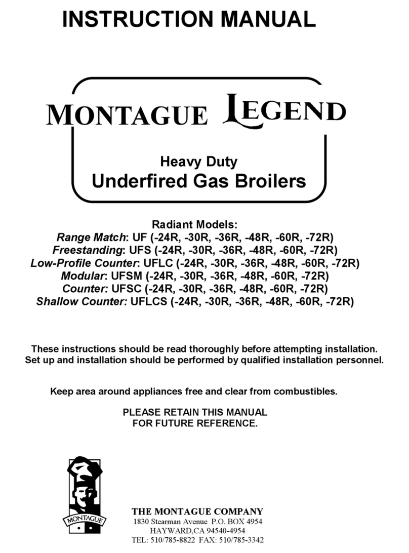 MONTAGUE Legend series instruction manual