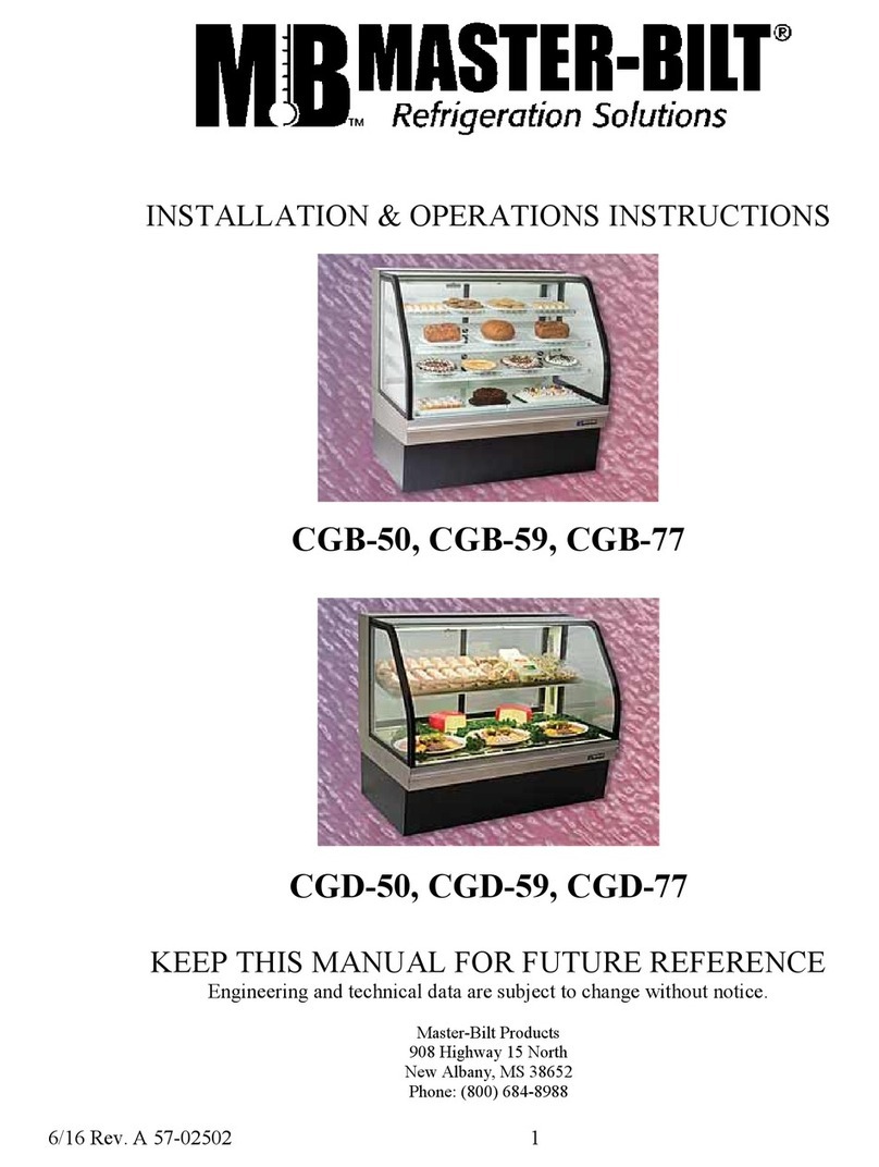 Master Bilt CGB-50 Installation and operation instructions Master Bilt CGB-50 Installation and operation instructions