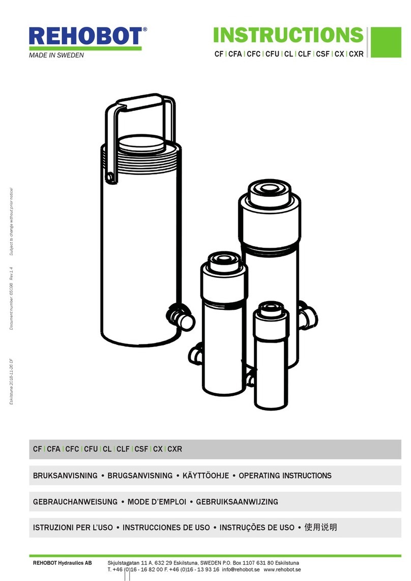 REHOBOT CFA operating instructions