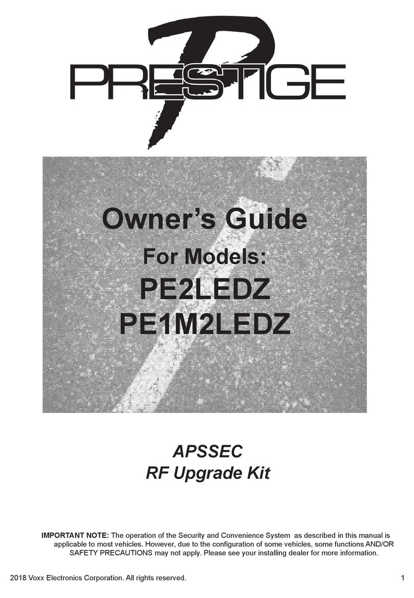 Prestige PE2LEDZ owner's guide