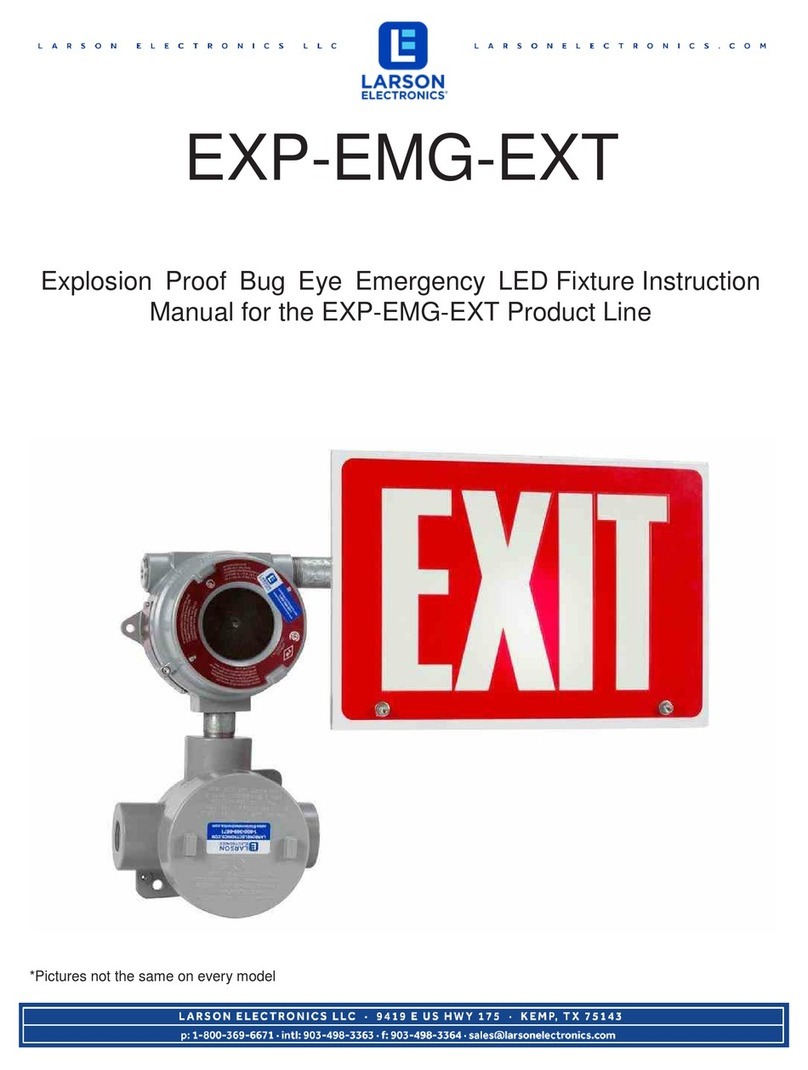 Larson Electronics EXP-EMG-EXT series instruction manual