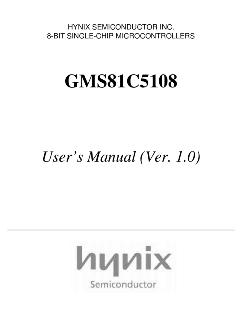 Hynix Semiconductor GMS81C5108 user manual