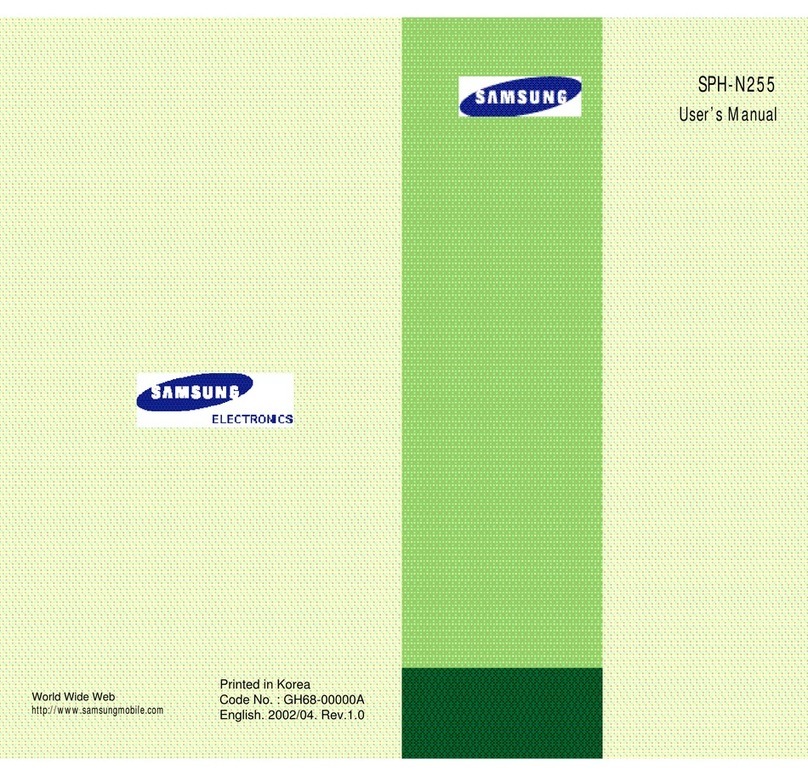 Samsung SPH-N255 user manual