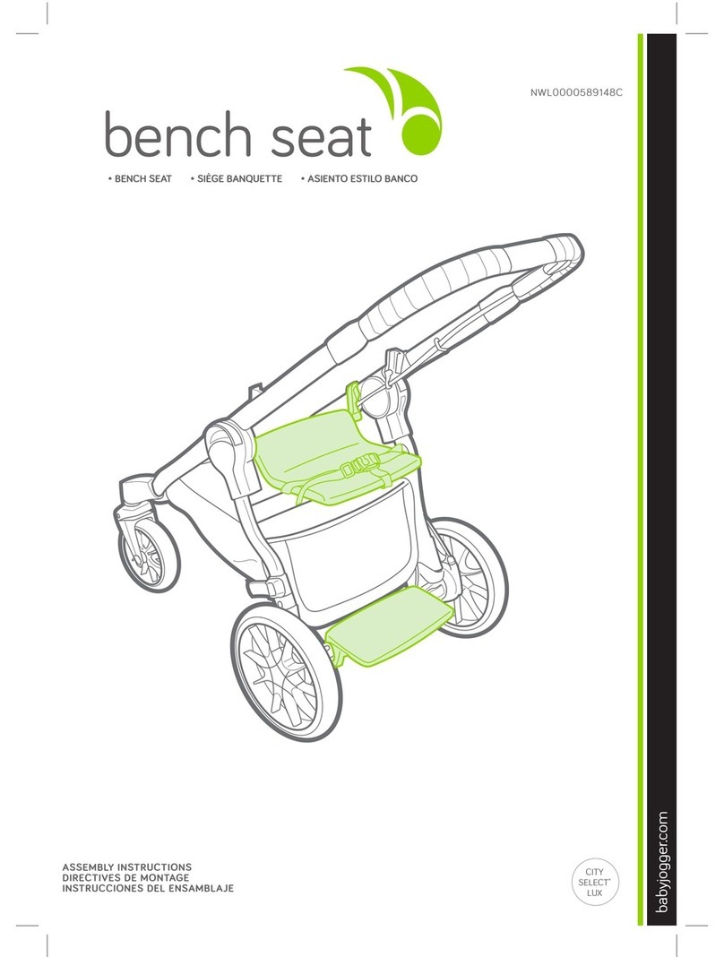 Baby Jogger BENCH SEAT Assembly instructions