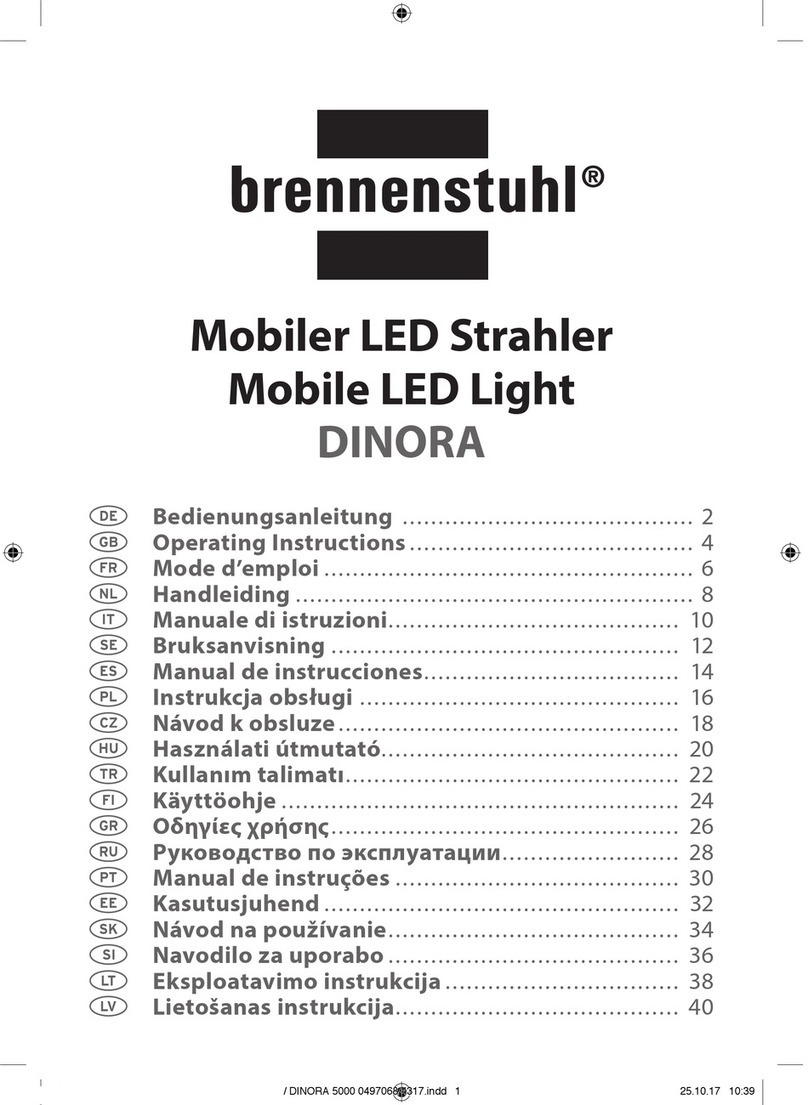 brennenstuhl DINORA SERIES operating instructions