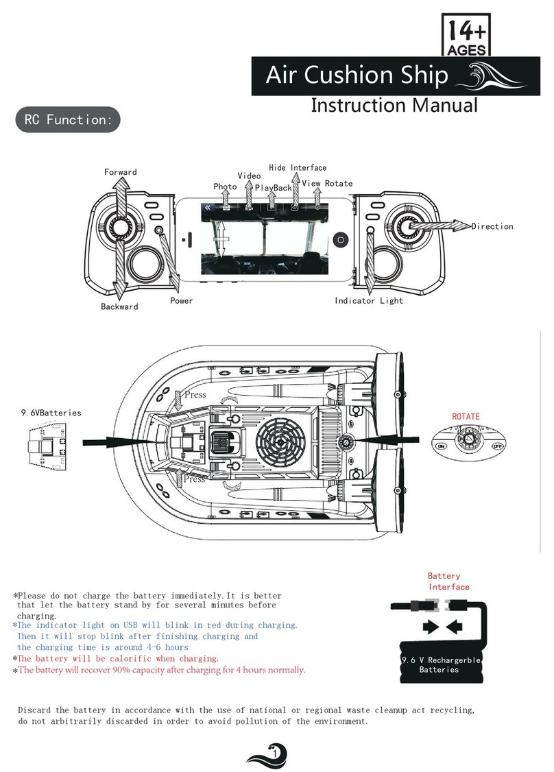 Flying3D Air Cushion Ship instruction manual Flying3D Air Cushion Ship instruction manual