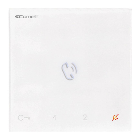 Comelit Mini 6751W instruction manual
