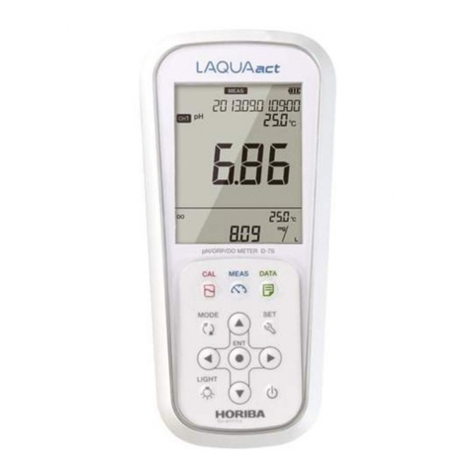 horiba LAQUAact ES-71G instruction manual