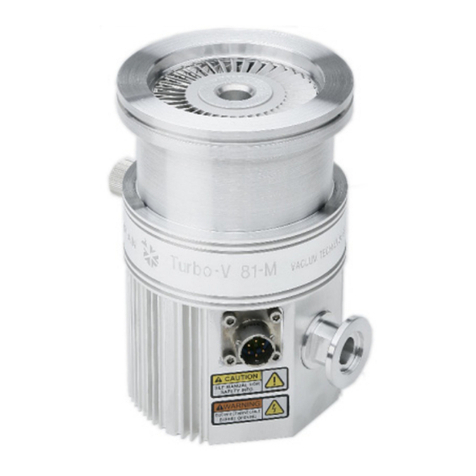 Varian Turbo-V 81-M Series User manual