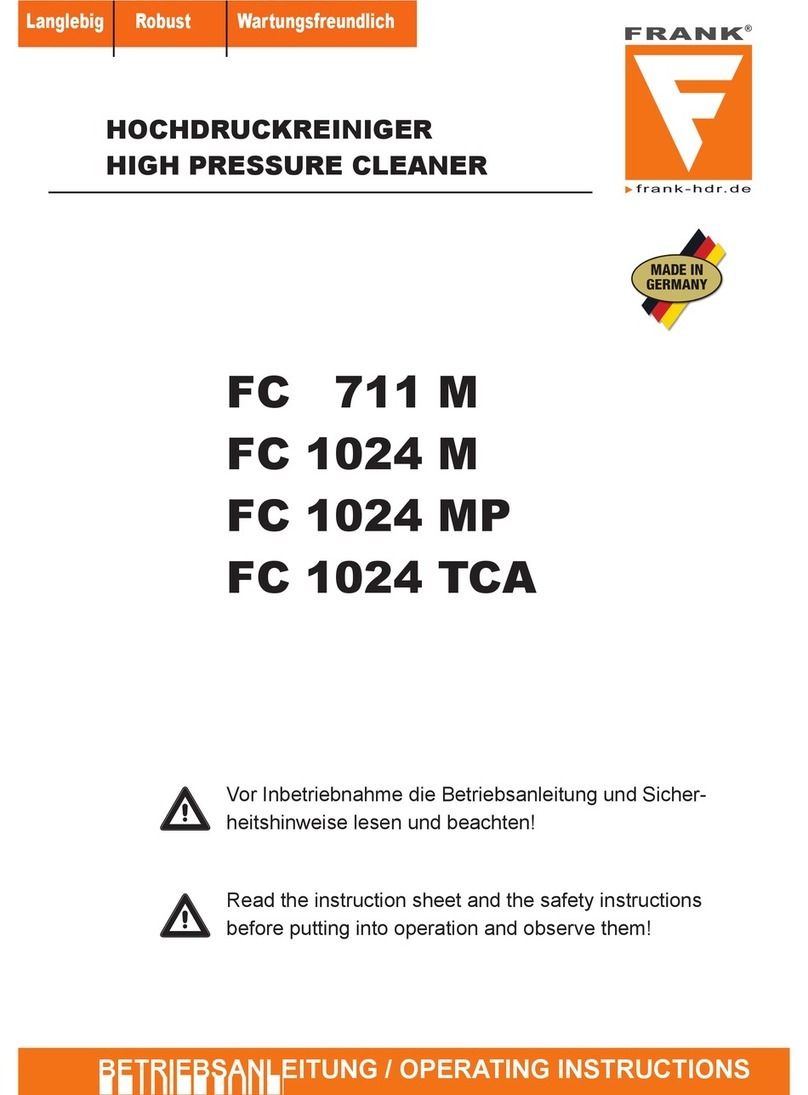 Frank FC 711 M operating instructions