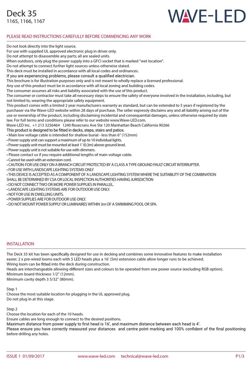 Wave-Led Deck 35 user manual