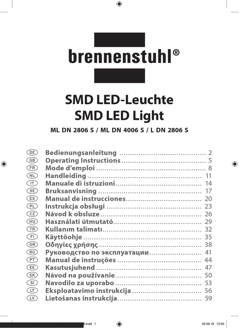 brennenstuhl ML DN 2806 S operating instructions