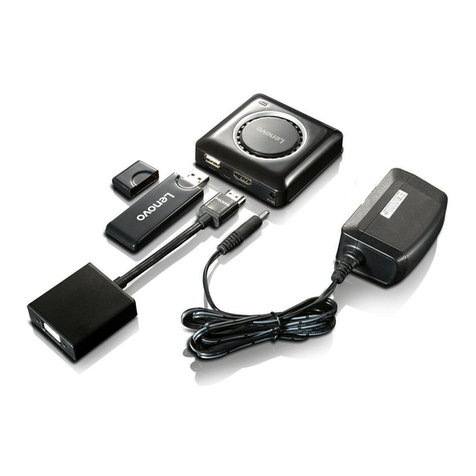Lenovo Pro WiDi Adapter User manual