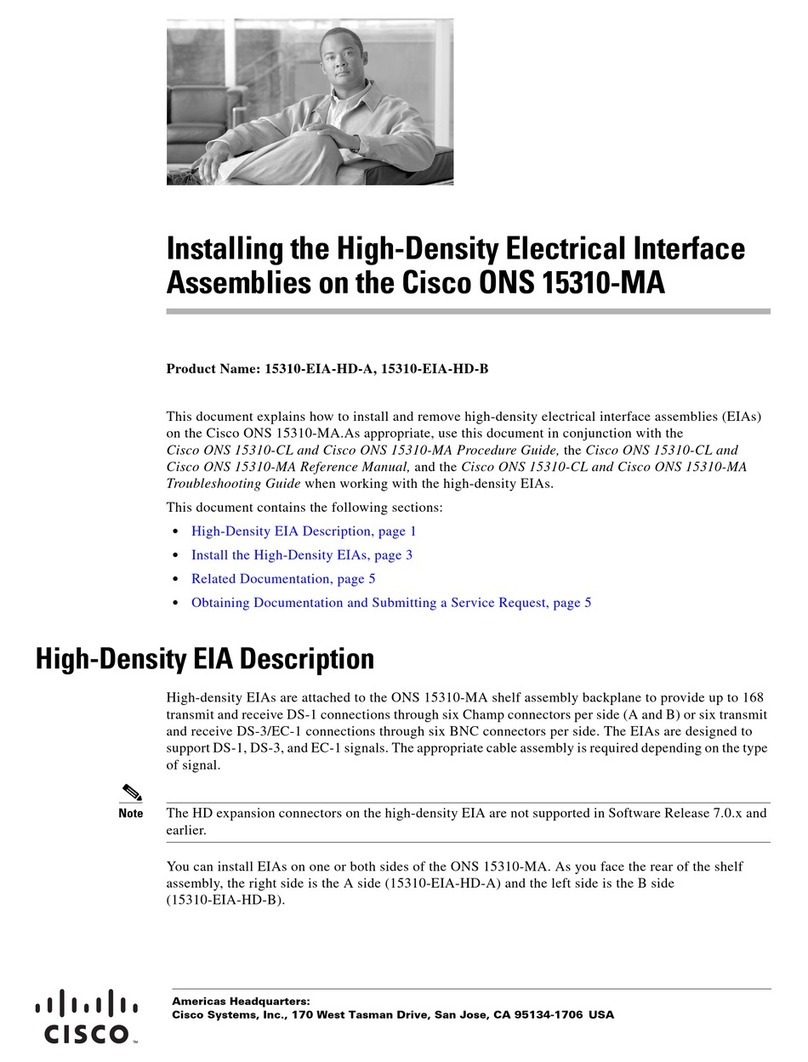 Cisco 15310-EIA-HD-A Instruction Manual