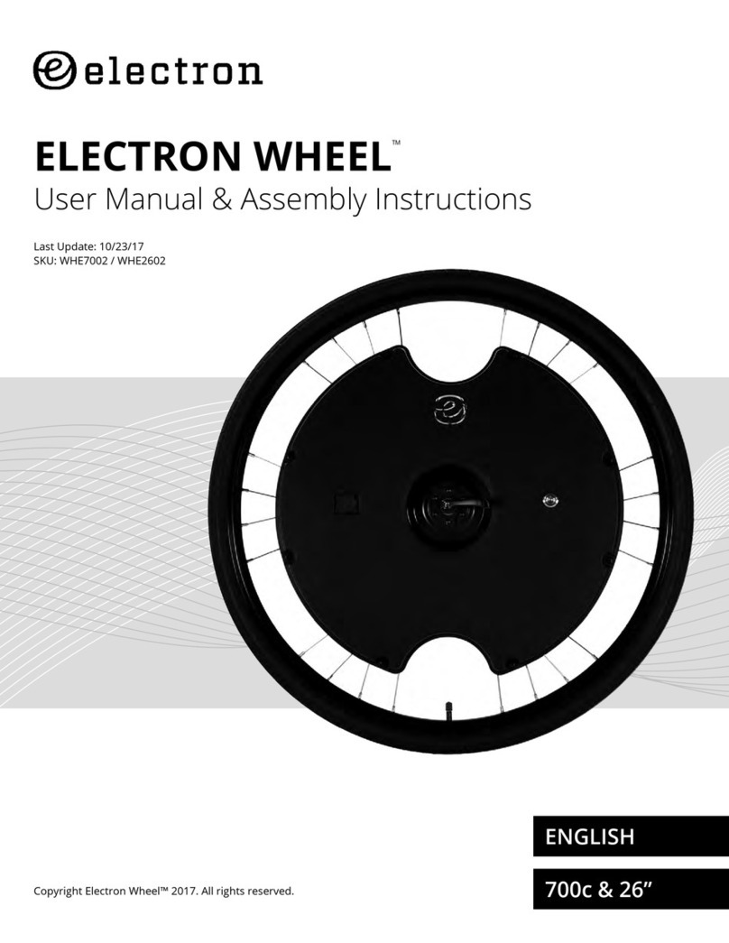 Electron WHEEL User manual & assembly instructions